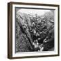 A Section of Seaforth Highlanders Snatching a Moments Respite, World War I, C1914-C1918-null-Framed Photographic Print