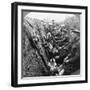 A Section of Seaforth Highlanders Snatching a Moments Respite, World War I, C1914-C1918-null-Framed Photographic Print