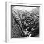 A Section of Seaforth Highlanders Snatching a Moments Respite, World War I, C1914-C1918-null-Framed Photographic Print