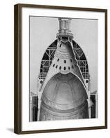 'A sectional drawing of Sir Christopher Wren's great dome', c1934-Unknown-Framed Giclee Print
