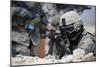 A Security Forces Airman Provides Cover for His Squad-null-Mounted Photographic Print