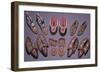 A Selection of American Indian Moccasins-null-Framed Giclee Print