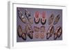 A Selection of American Indian Moccasins-null-Framed Giclee Print