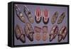 A Selection of American Indian Moccasins-null-Framed Stretched Canvas