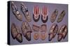 A Selection of American Indian Moccasins-null-Stretched Canvas