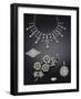 A Selection of Antique Diamond Jewellery Dating from Circa 1890-null-Framed Giclee Print