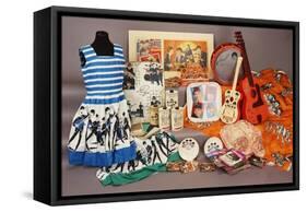 A Selection of Beatles Memorabilia, 1960s-null-Framed Stretched Canvas
