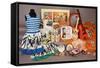 A Selection of Beatles Memorabilia, 1960s-null-Framed Stretched Canvas