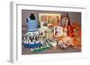 A Selection of Beatles Memorabilia, 1960s-null-Framed Giclee Print