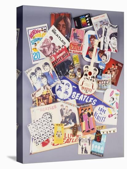 A Selection of Beatles Memorabilia, 1960s-null-Stretched Canvas