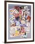 A Selection of Beatles Memorabilia, 1960s-null-Framed Giclee Print