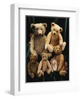 A Selection of Bing Teddy Bears, circa 1910-null-Framed Giclee Print