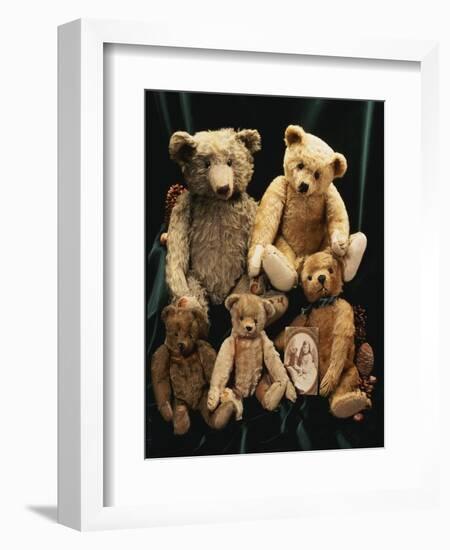 A Selection of Bing Teddy Bears, circa 1910-null-Framed Giclee Print