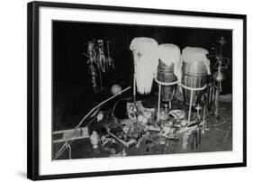 A Selection of Brazilian Percussionist Guilherme Francos Instruments, Middlesbrough, 1978-Denis Williams-Framed Photographic Print