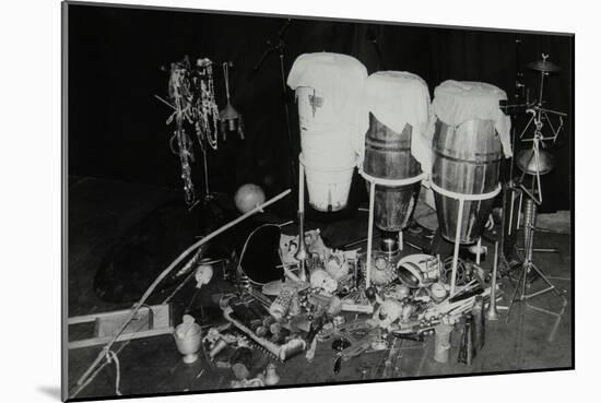 A Selection of Brazilian Percussionist Guilherme Francos Instruments, Middlesbrough, 1978-Denis Williams-Mounted Photographic Print