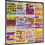 A Selection of British Concert Posters, 1960s-null-Mounted Giclee Print