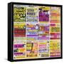 A Selection of British Concert Posters, 1960s-null-Framed Stretched Canvas