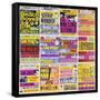 A Selection of British Concert Posters, 1960s-null-Framed Stretched Canvas