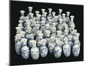 A Selection of Chinese Vases Recovered from the Nanking Cargo-null-Mounted Giclee Print