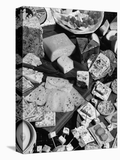 A Selection of Danish Cheeses, 1963-Michael Walters-Stretched Canvas