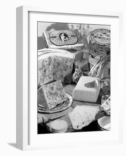 A Selection of Danish Cheeses, 1963-Michael Walters-Framed Photographic Print
