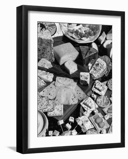 A Selection of Danish Cheeses, 1963-Michael Walters-Framed Photographic Print