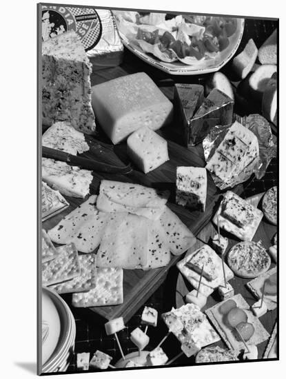 A Selection of Danish Cheeses, 1963-Michael Walters-Mounted Photographic Print