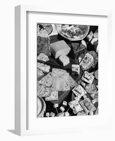 A Selection of Danish Cheeses, 1963-Michael Walters-Framed Photographic Print