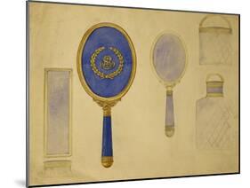 A Selection of Designs from the House of Carl Faberge Including an Oval Hand Mirror-Carl Fabergé-Mounted Giclee Print