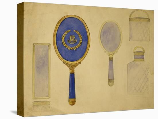 A Selection of Designs from the House of Carl Faberge Including an Oval Hand Mirror-Carl Fabergé-Stretched Canvas