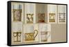A Selection of Designs from the House of Faberge, Including Tumbler Holders and Tea-Glass Holders-null-Framed Stretched Canvas