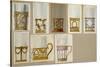 A Selection of Designs from the House of Faberge, Including Tumbler Holders and Tea-Glass Holders-null-Stretched Canvas