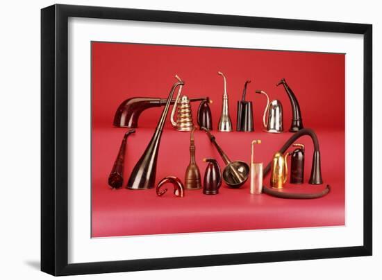 A Selection of Ear Trumpets-null-Framed Giclee Print