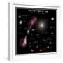 A Selection of Galaxies Shown to the Same Scale-null-Framed Premium Photographic Print