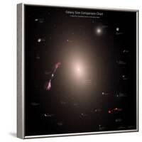 A Selection of Galaxies Shown to the Same Scale-null-Framed Photographic Print