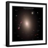 A Selection of Galaxies Shown to the Same Scale-null-Framed Photographic Print