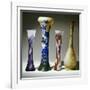 A Selection of Galle Bouble Overlay and Fire-Polished Vases-Émile Gallé-Framed Giclee Print