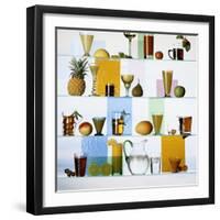 A Selection of Non-Alcoholic Cocktails-Diana Miller-Framed Photographic Print