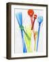 A Selection of Plastic Ice Cream Spoons-Marc O^ Finley-Framed Photographic Print