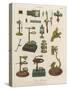 A Selection of 'single' Microscopes-null-Stretched Canvas