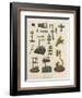 A Selection of 'single' Microscopes-null-Framed Art Print