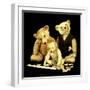 A Selection of Steiff Teddy Bears Doing a Jigsaw Puzzle-Steiff-Framed Giclee Print