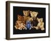 A Selection of Teddy Bears-null-Framed Giclee Print