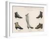 A Selection of Victorian Shoes and Boots for Men and Women-null-Framed Art Print