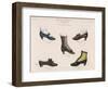 A Selection of Victorian Shoes and Boots for Men and Women-null-Framed Art Print