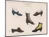 A Selection of Victorian Shoes and Boots for Men and Women-null-Mounted Art Print