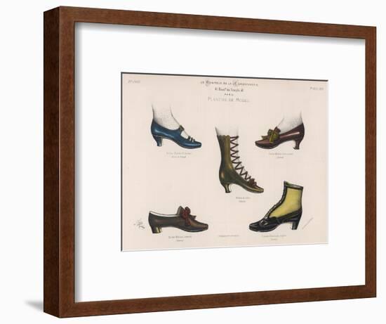 A Selection of Victorian Shoes and Boots for Men and Women-null-Framed Art Print