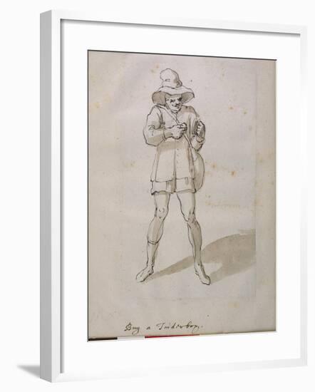 A Seller of Tinder Boxes-Inigo Jones-Framed Giclee Print