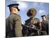 A Senior Drill Instructor Inspects a Recruit's Rifle For Cleanliness-Stocktrek Images-Mounted Photographic Print