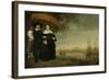 A Senior Merchant of the Dutch East India Company Jacob Mathieusen and His Wife, C.1640-60-Aelbert Cuyp-Framed Giclee Print